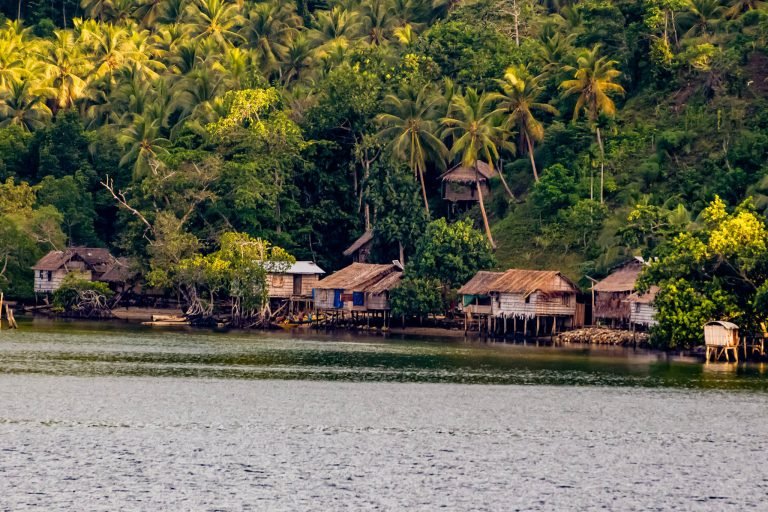 Village of Honiara, Solomon Islands.