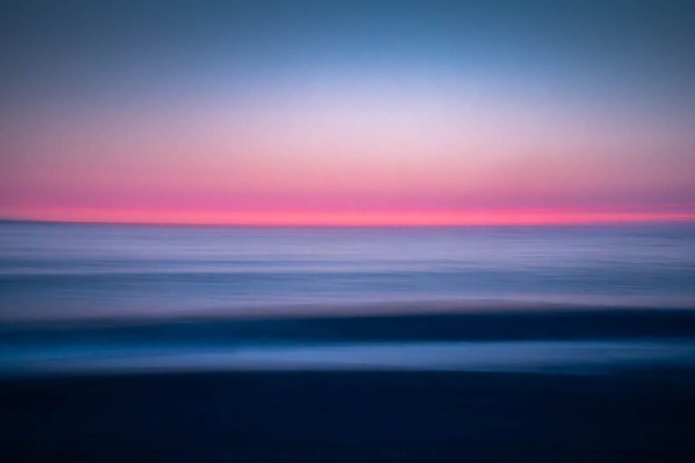 ICM Sunset at Fort Ebey State Park, Whidbey Island, Washington State, USA.