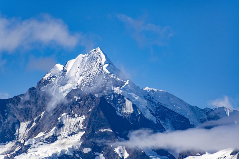 Mountain peak in Glacier Bay, Alaska