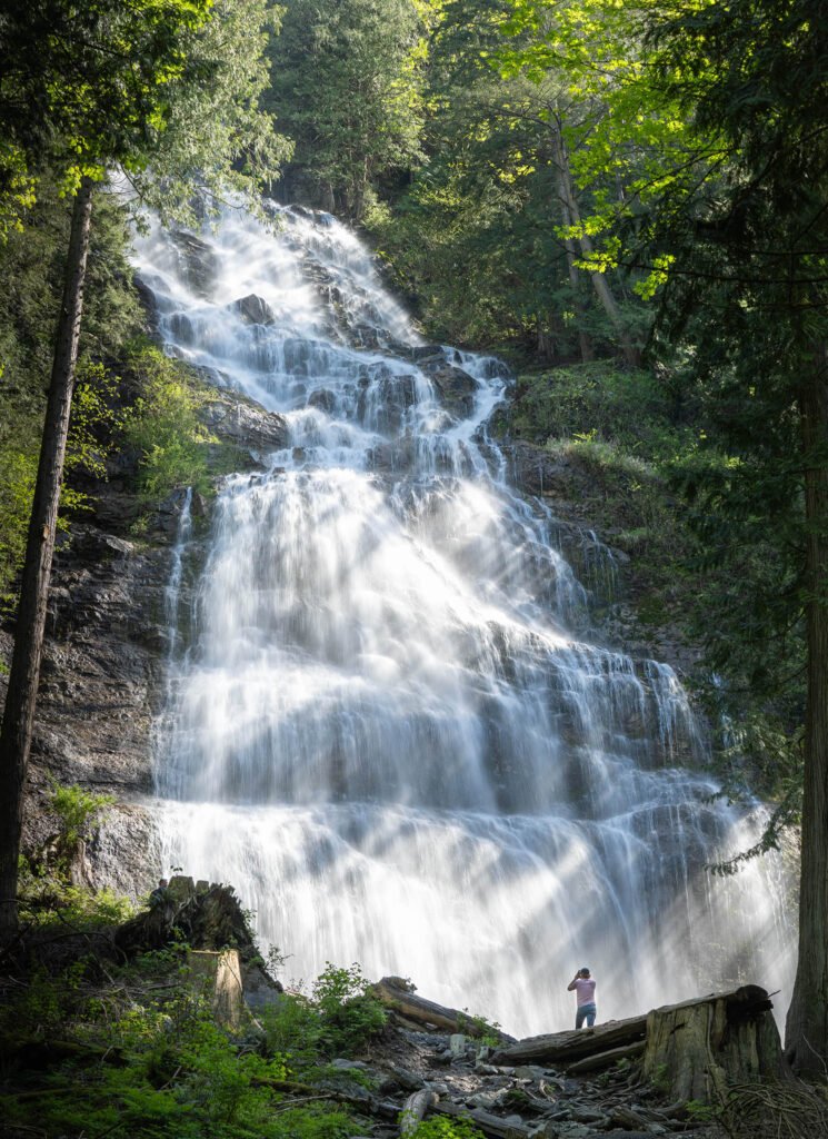 Bridal Veil Falls Park Waterfall, British Columbia