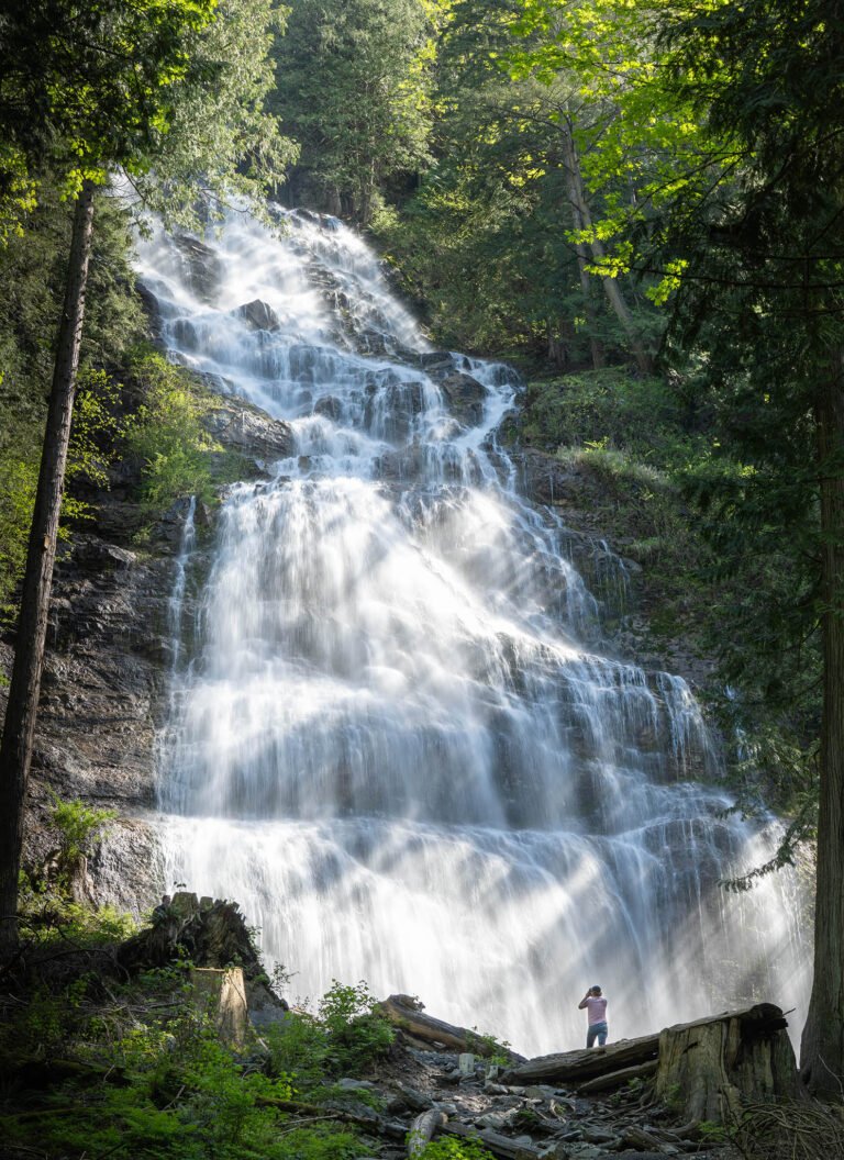 Bridal Veil Falls Park Waterfall, British Columbia