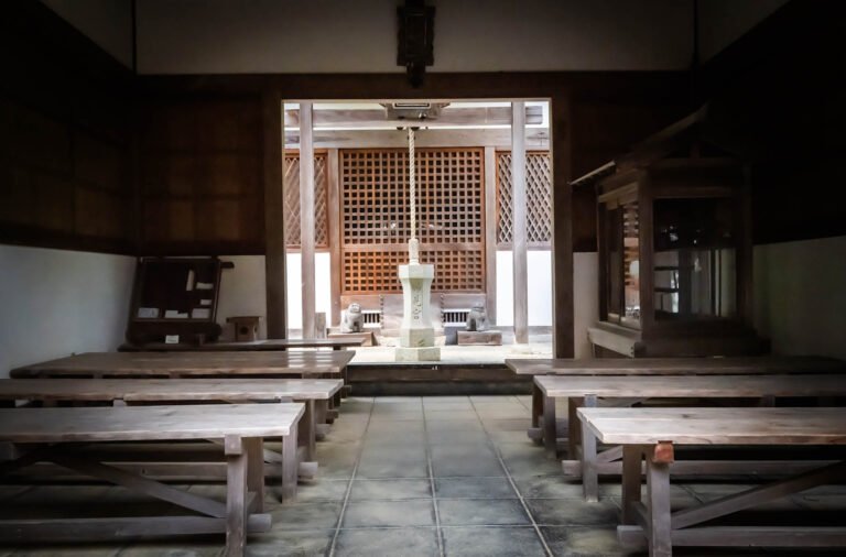 Prayer room, Tenryu-ji Temple, Japan