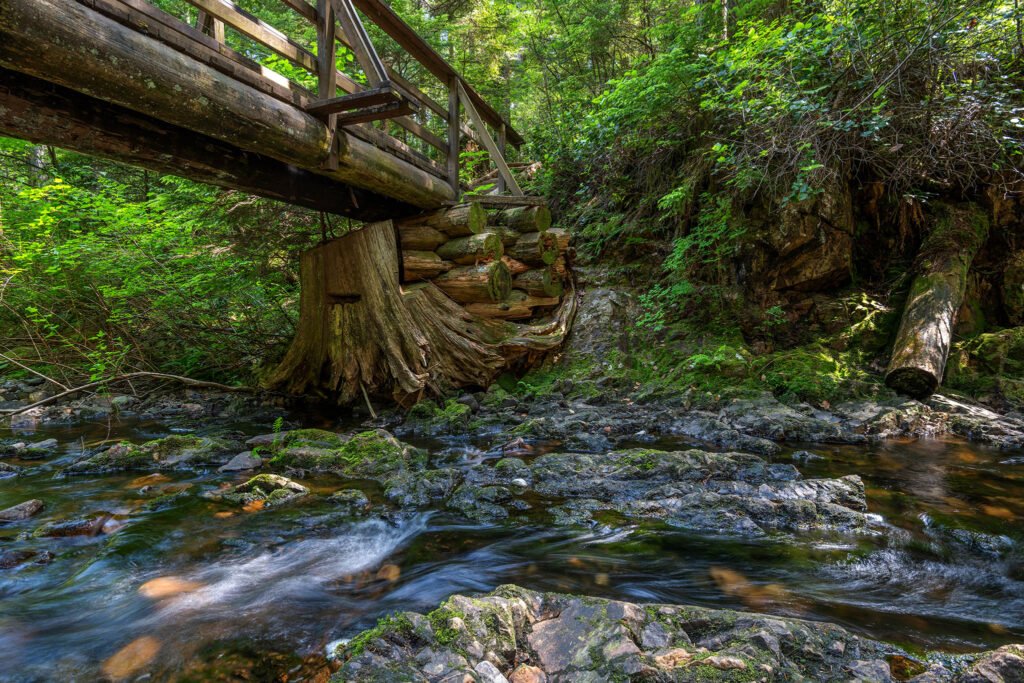 Rolley Lake falls, Mission, British Columbia, Canada.