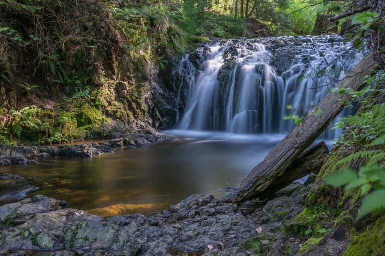 Rolley Lake falls, Mission, British Columbia, Canada.